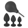 Black Velvets Kit 3 Plugs Bijou Velvet Jewel Noir